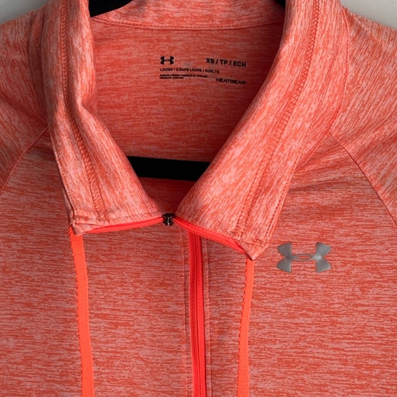 Under Armour Orange Full-zip HEATGEAR jacket - XS - Picture 3 of 12